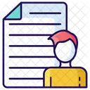 Cv Profile Biography Icon