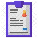 Profile Portfolio Pen Icon